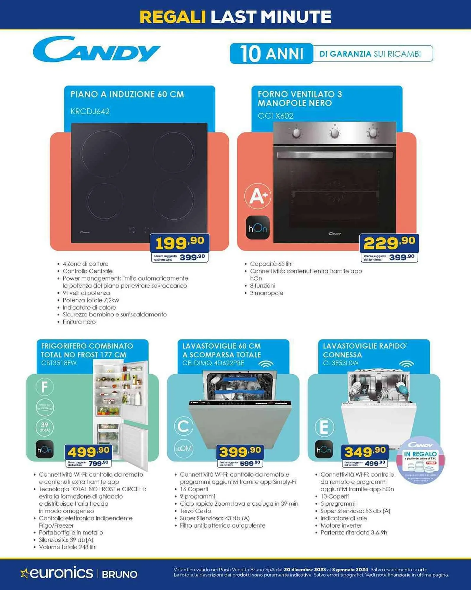 Volantino Euronics da 20 dicembre a 3 gennaio di 2024 - Pagina del volantino 20