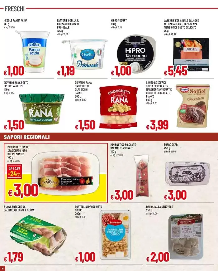 TANTI PRODOTTI A 1 - 2 - 3 € da 6 febbraio a 19 febbraio di 2025 - Pagina del volantino 10