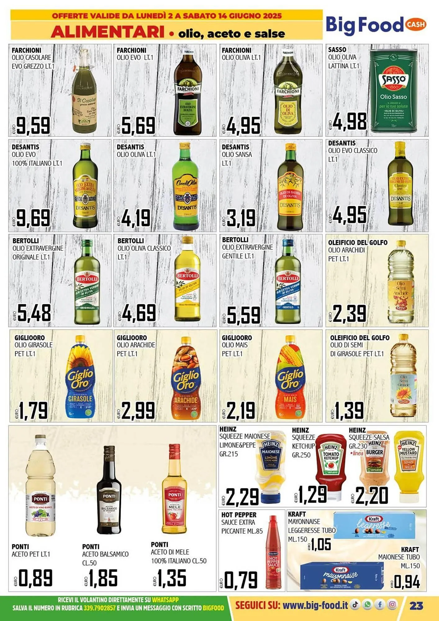 Volantino Big Food da 2 giugno a 14 giugno di 2025 - Pagina del volantino 23