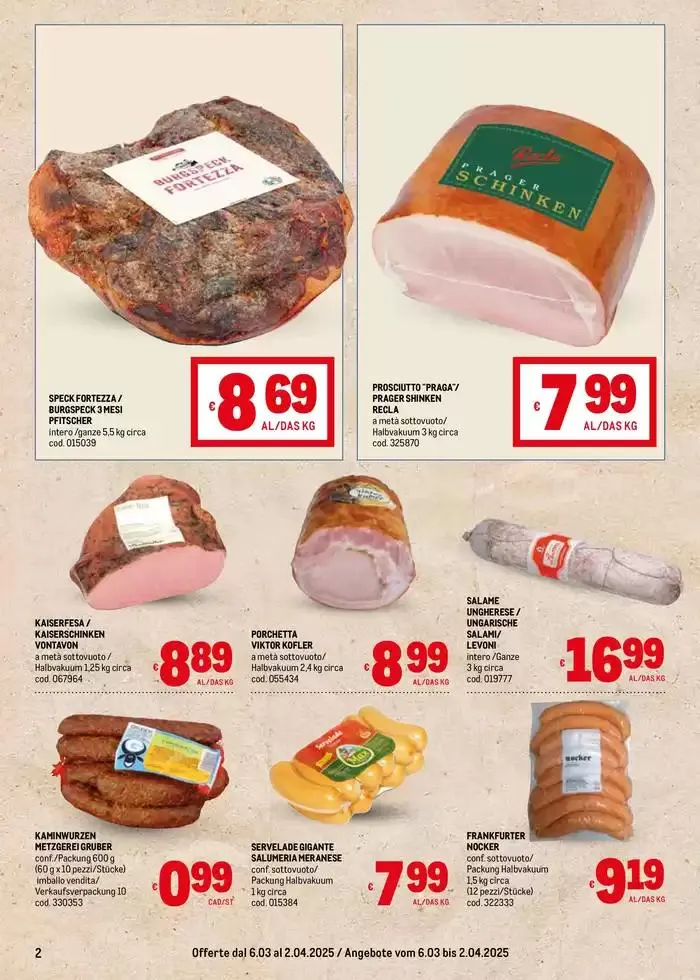 ANGEBOTE SÜDTIROL da 13 marzo a 2 aprile di 2025 - Pagina del volantino 2