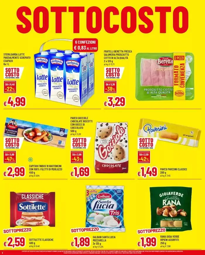 SOTTOCOSTO da 28 marzo a 5 aprile di 2025 - Pagina del volantino 2