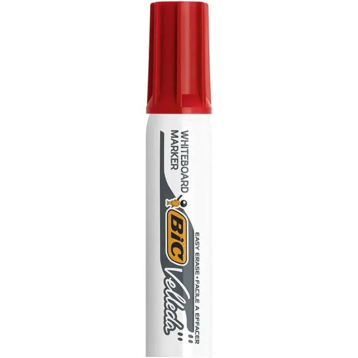 Bic velleda punta scalpello rosso 1 pezzo