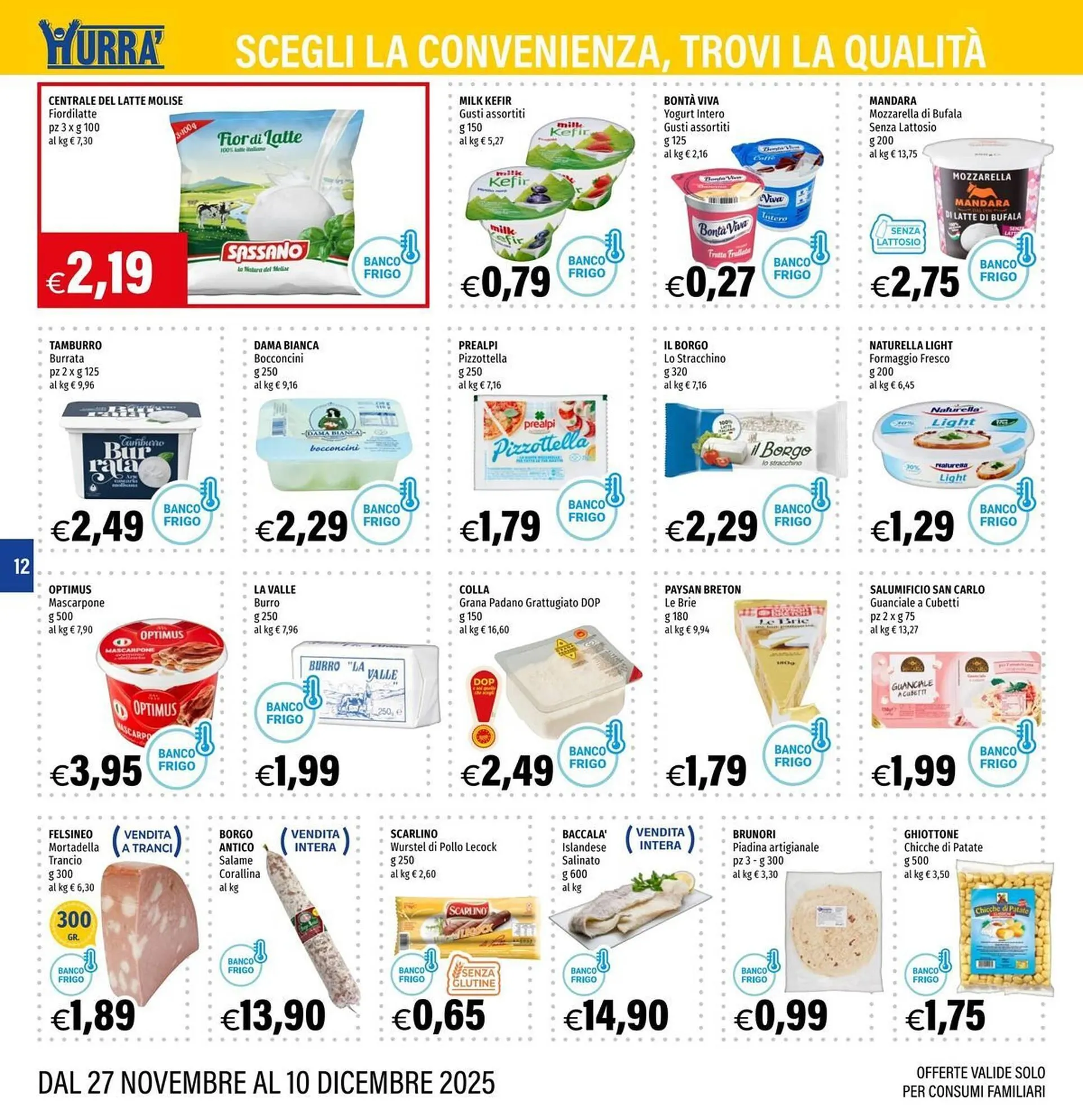 Volantino Hurrà da 27 novembre a 10 dicembre di 2025 - Pagina del volantino 12