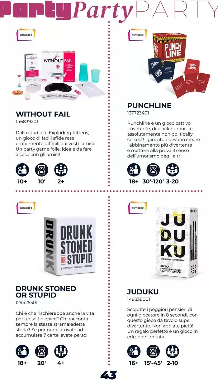Catalogo Giochi di Società da 1 marzo a 15 marzo di 2025 - Pagina del volantino 43