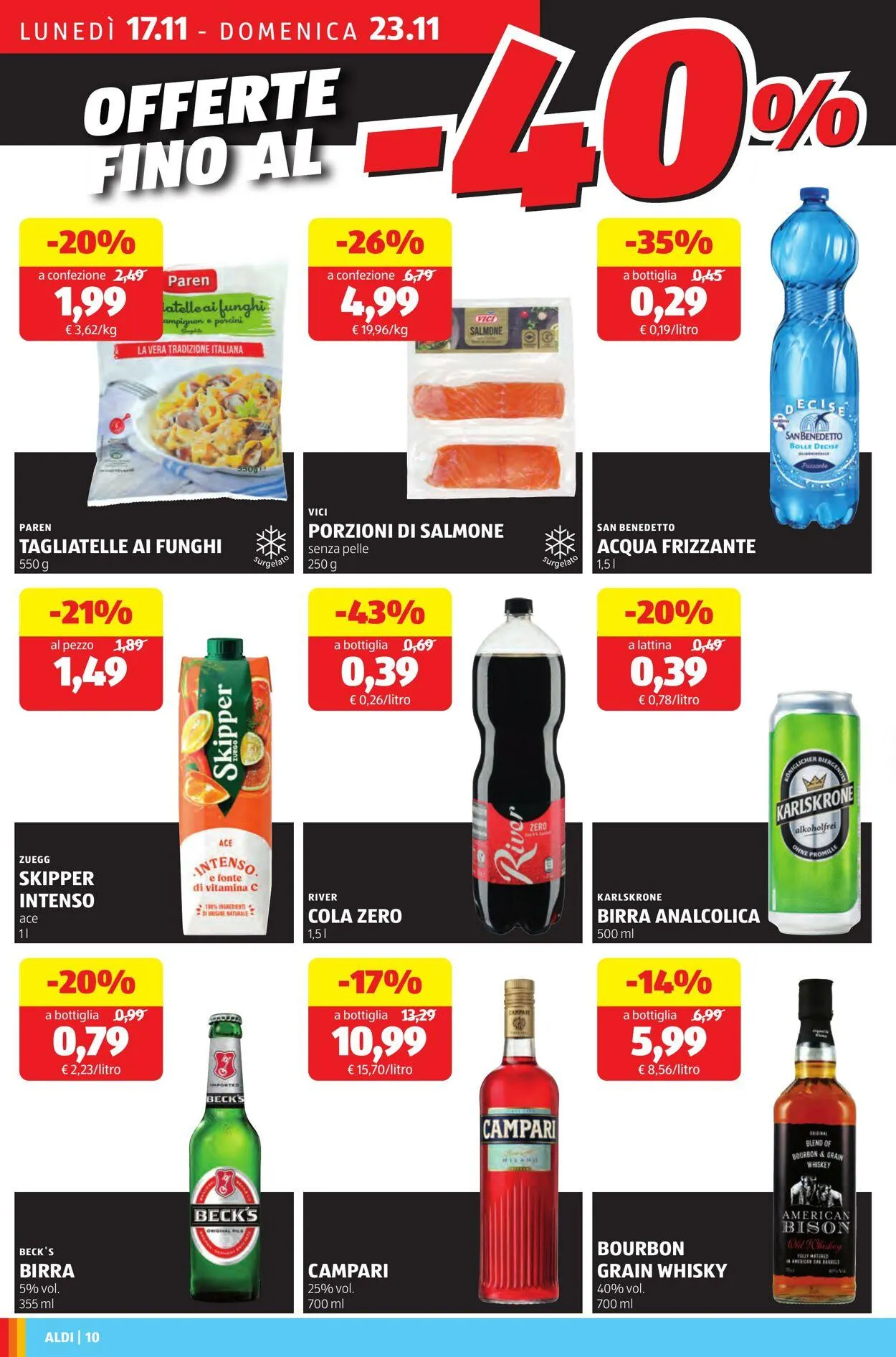 Aldi Volantino attuale da 17 novembre a 23 novembre di 2025 - Pagina del volantino 10