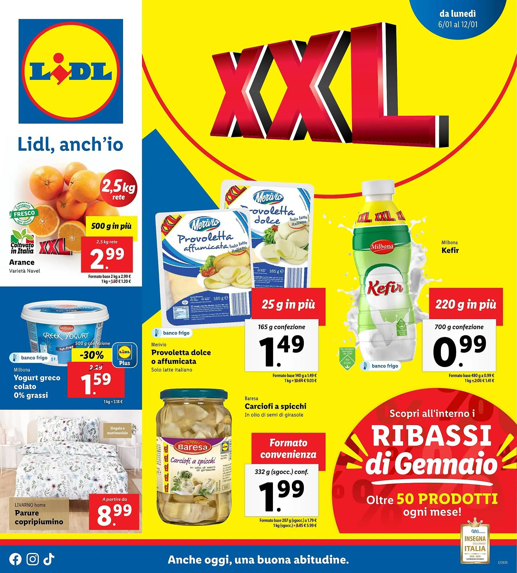 Volantino Lidl da 6 gennaio a 12 gennaio di 2025 - Pagina del volantino 1