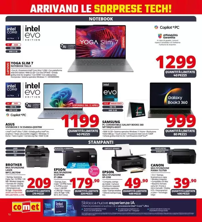Sorprese tech da Comet! da 17 aprile a 28 aprile di 2025 - Pagina del volantino 12