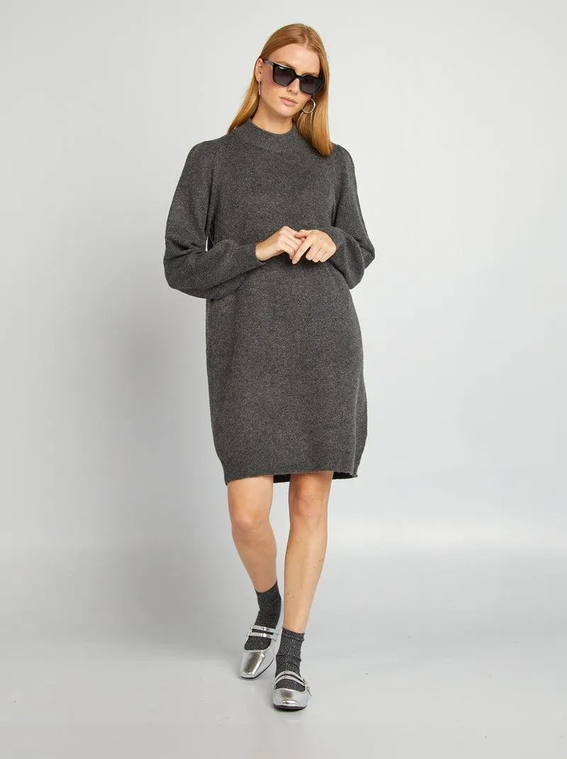 Maxi pull in maglia 'JDY' - grigio