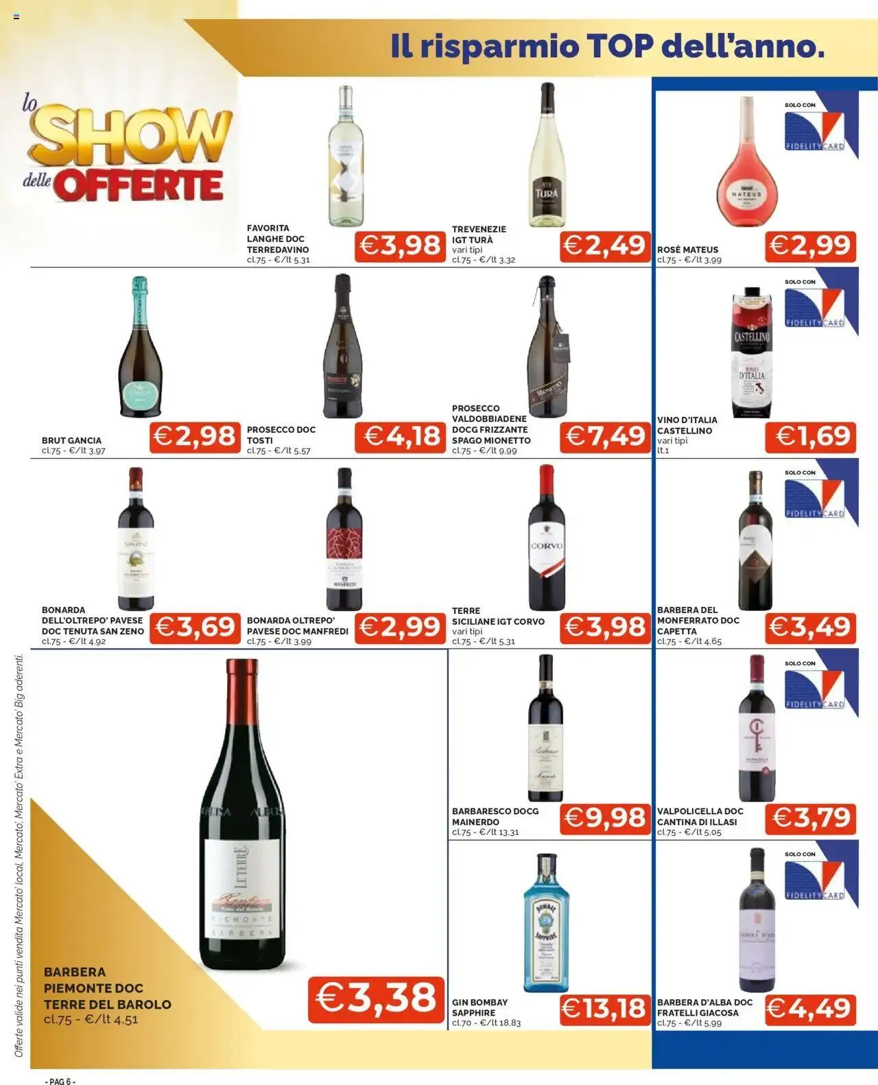 Volantino Mercatò da 5 settembre a 18 settembre di 2024 - Pagina del volantino 6