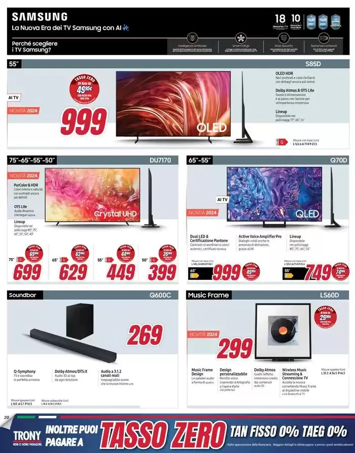 Nuove offerte da Trony! da 16 gennaio a 5 febbraio di 2025 - Pagina del volantino 20