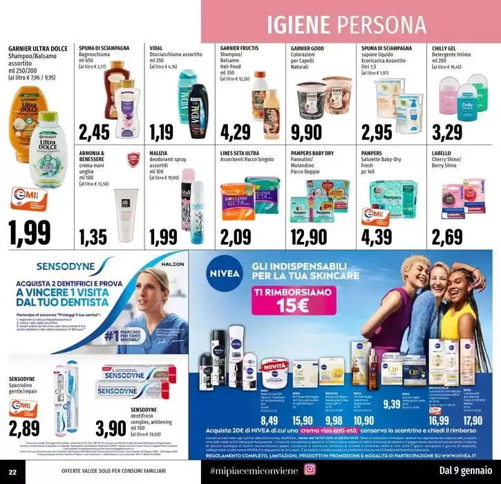 Tanti prodotti a 0.99 da 9 gennaio a 22 gennaio di 2025 - Pagina del volantino 22