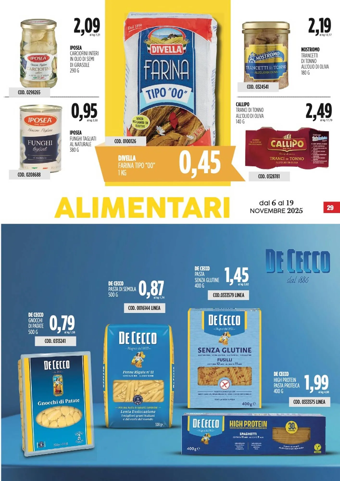 Volantino Carico Cash & Carry da 6 novembre a 19 novembre di 2025 - Pagina del volantino 29