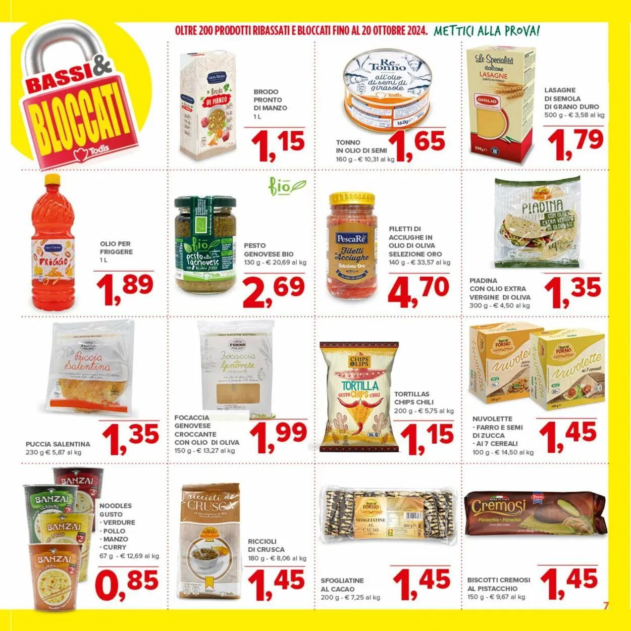 Todis Volantino attuale da 4 settembre a 18 settembre di 2024 - Pagina del volantino 7