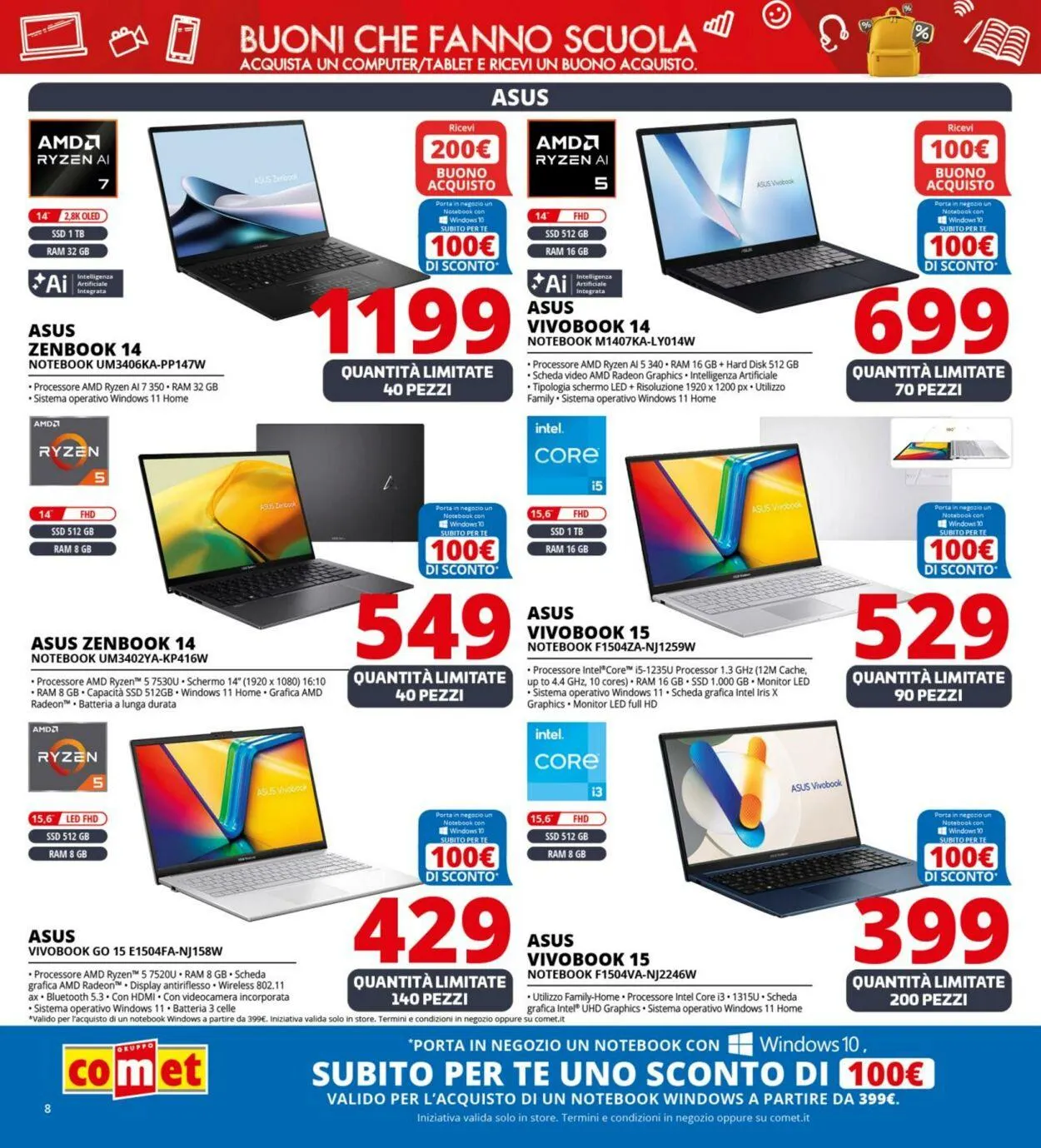 Comet Volantino attuale da 22 agosto a 11 settembre di 2025 - Pagina del volantino 8
