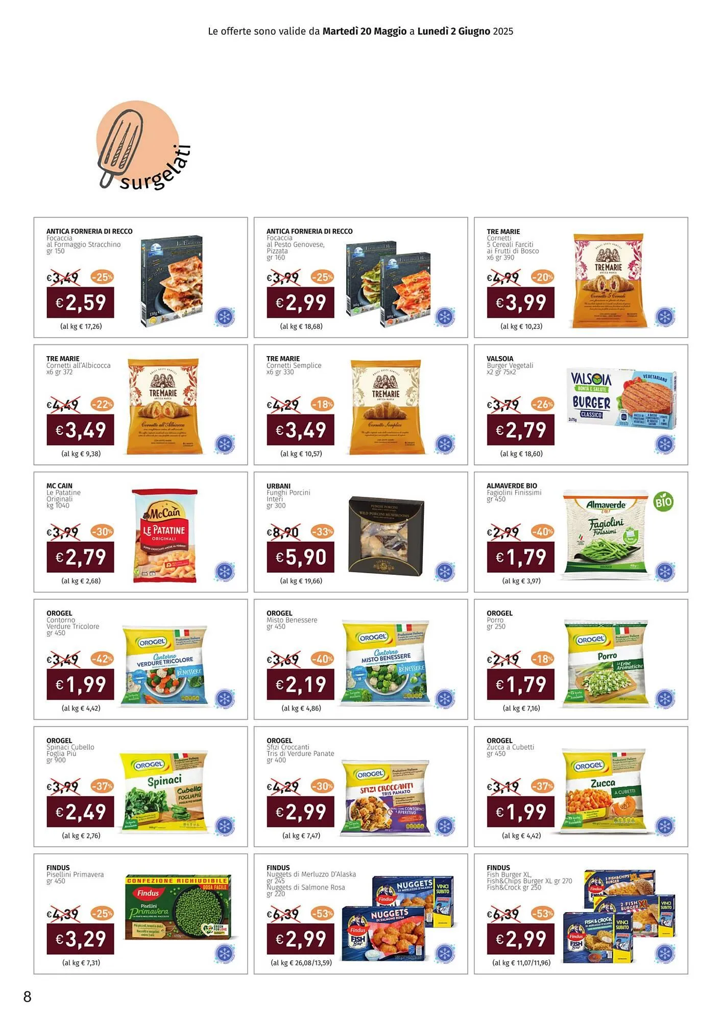 Volantino Prezzemolo e Vitale da 20 maggio a 2 giugno di 2025 - Pagina del volantino 8