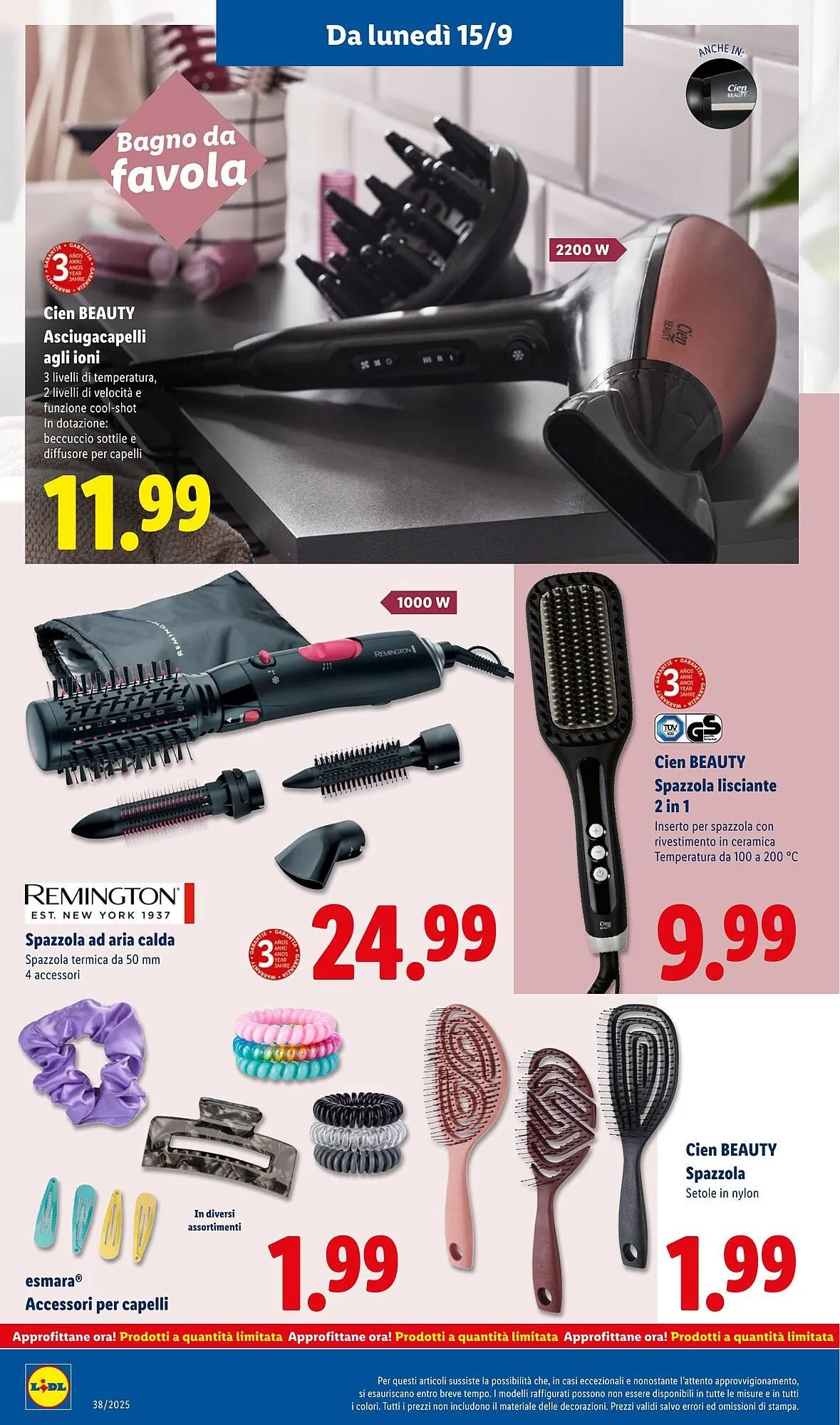 Volantino Lidl da 15 settembre a 21 settembre di 2025 - Pagina del volantino 38