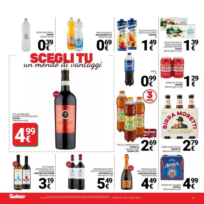 Scegli tu un mondo di vantaggi da 7 marzo a 17 marzo di 2025 - Pagina del volantino 11