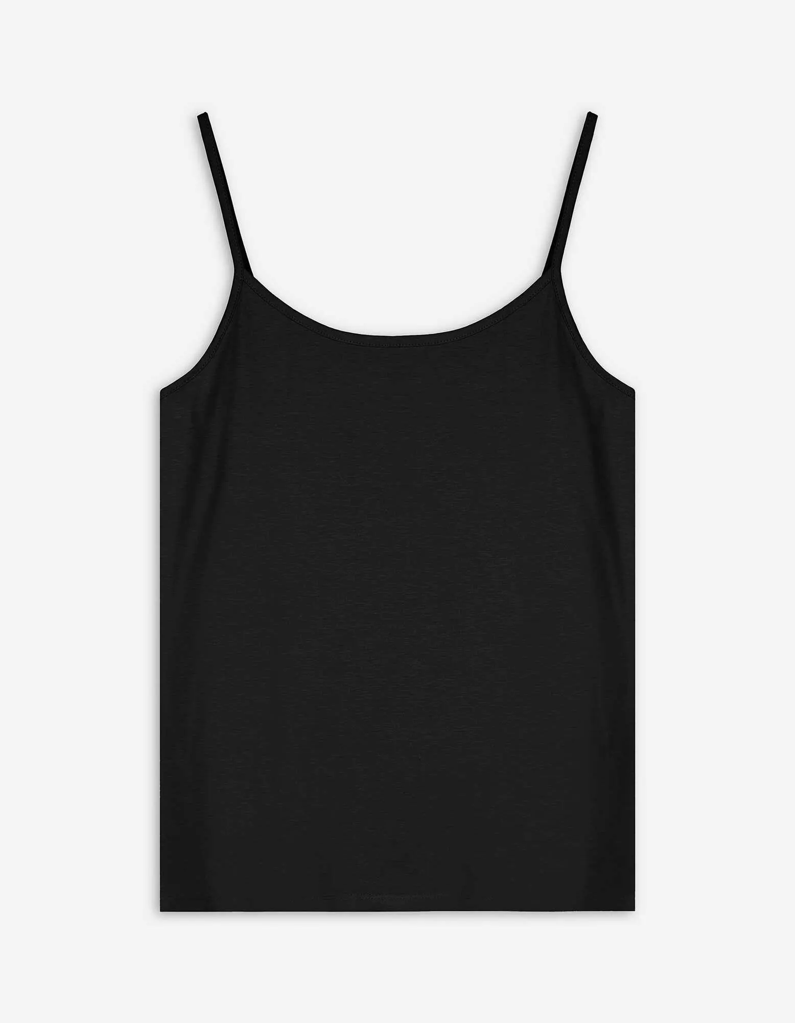 Top - Spalline sottili - nero