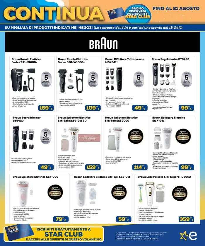 Sconta iva continua da 2 agosto a 21 agosto di 2024 - Pagina del volantino 43