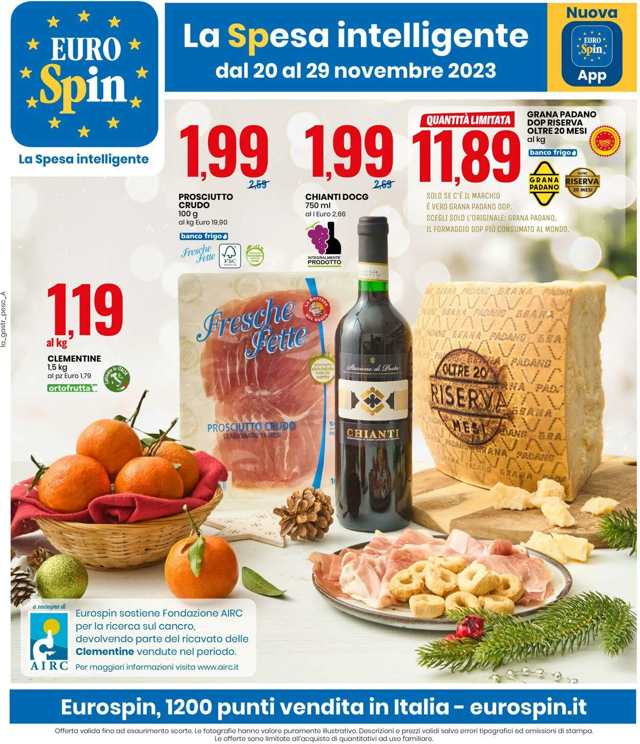 EURO Spin Volantino attuale da 3 dicembre a 17 dicembre di 2023 - Pagina del volantino 1