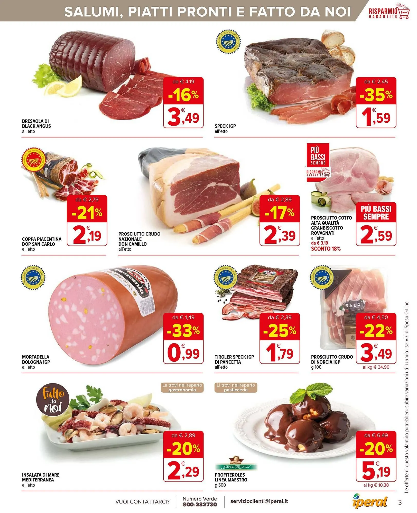 Volantino Iperal da 29 gennaio a 11 febbraio di 2025 - Pagina del volantino 3