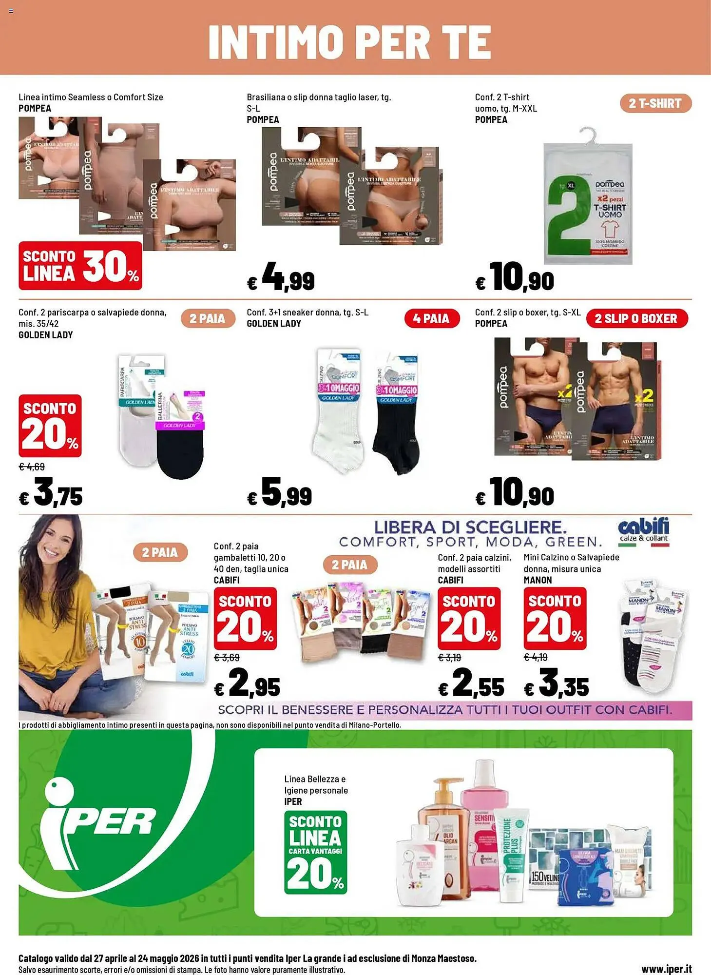 Volantino Iper La Grande da 27 aprile a 24 maggio di 2026 - Pagina del volantino 20