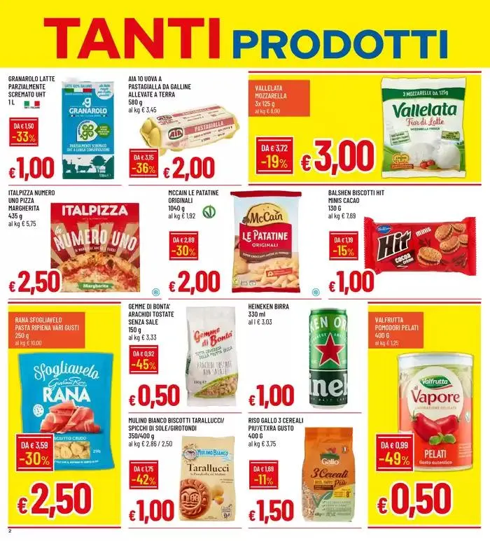 TANTI PRODOTTI DA 0,50 A 3 EURO da 6 febbraio a 19 febbraio di 2025 - Pagina del volantino 2