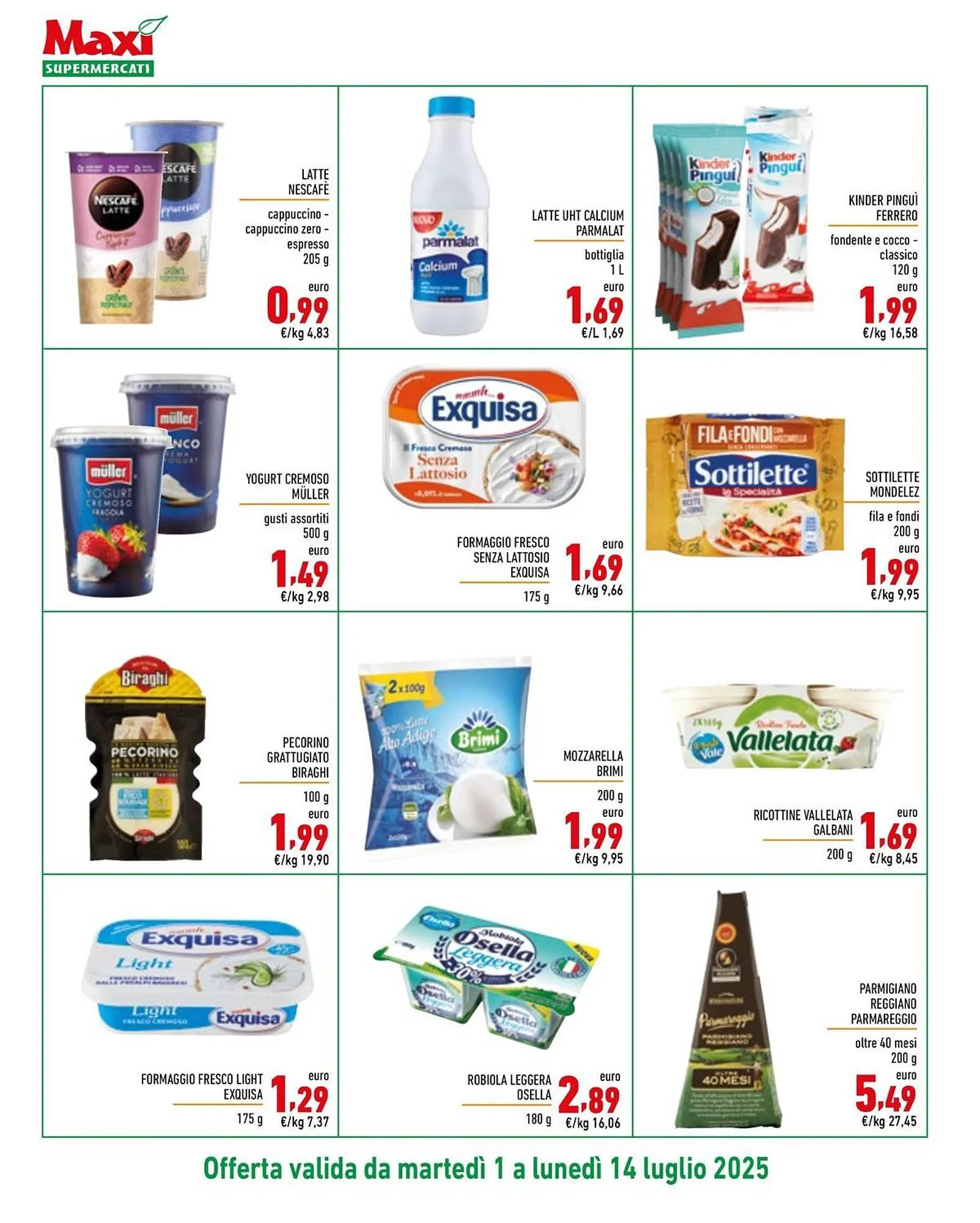 Volantino Maxi Supermercati da 1 luglio a 14 luglio di 2025 - Pagina del volantino 6