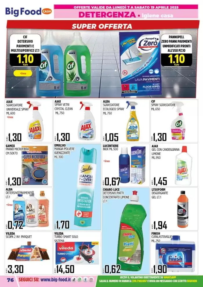 Buona Pasqua da 7 aprile a 19 aprile di 2025 - Pagina del volantino 76