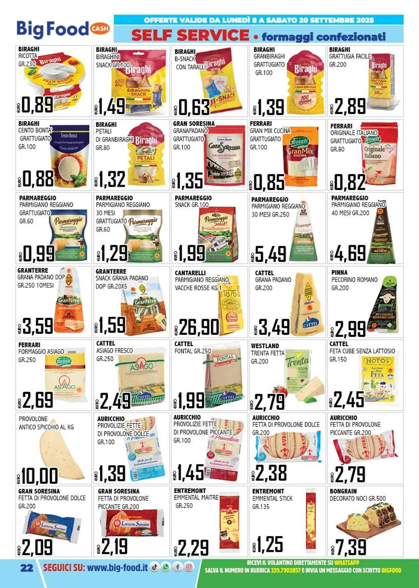 Volantino Big Food da 8 settembre a 20 settembre di 2025 - Pagina del volantino 22
