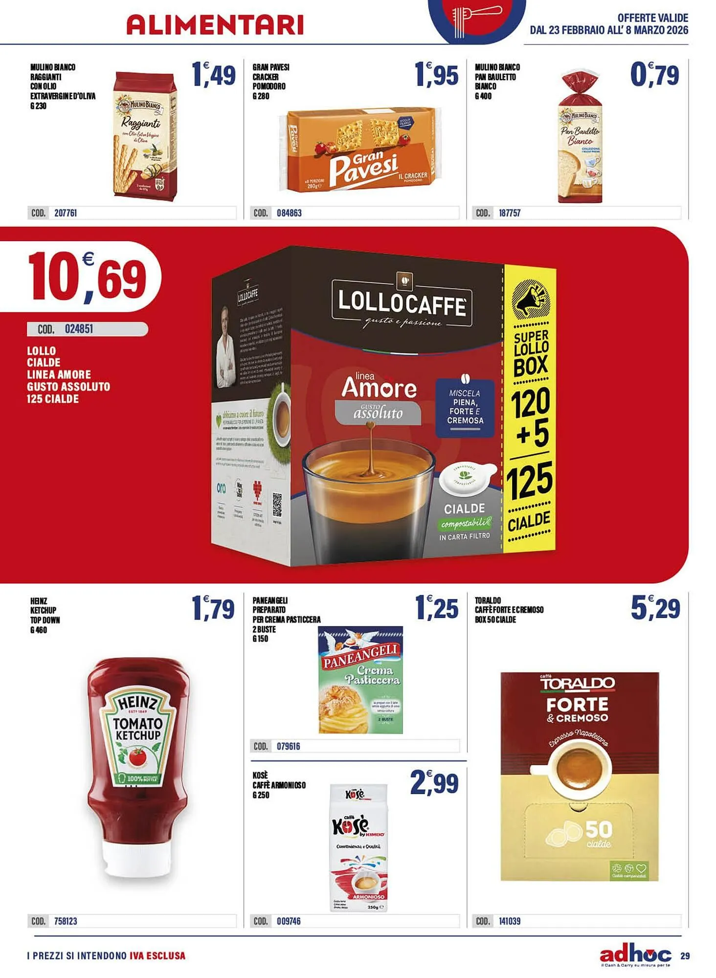 Volantino Adhoc da 23 febbraio a 8 marzo di 2026 - Pagina del volantino 29