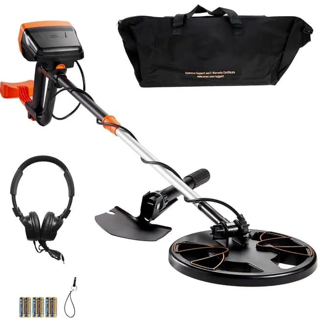 Metal Detector Adulti Bambini, Bobina Ricerca Impermeabile 8", Rilevatore d'Oro Regolabile 38 a 49" con Display Puntatore ad Alta Precisione SucceBuy
