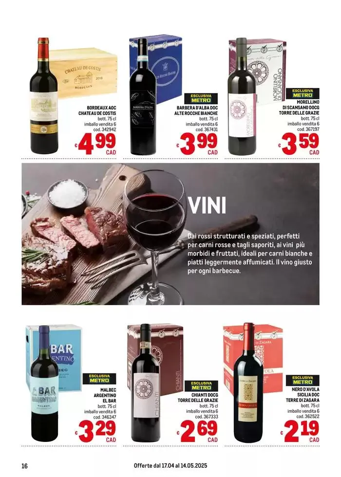 Catalogo Barbecue 2025 da 22 aprile a 14 maggio di 2025 - Pagina del volantino 16