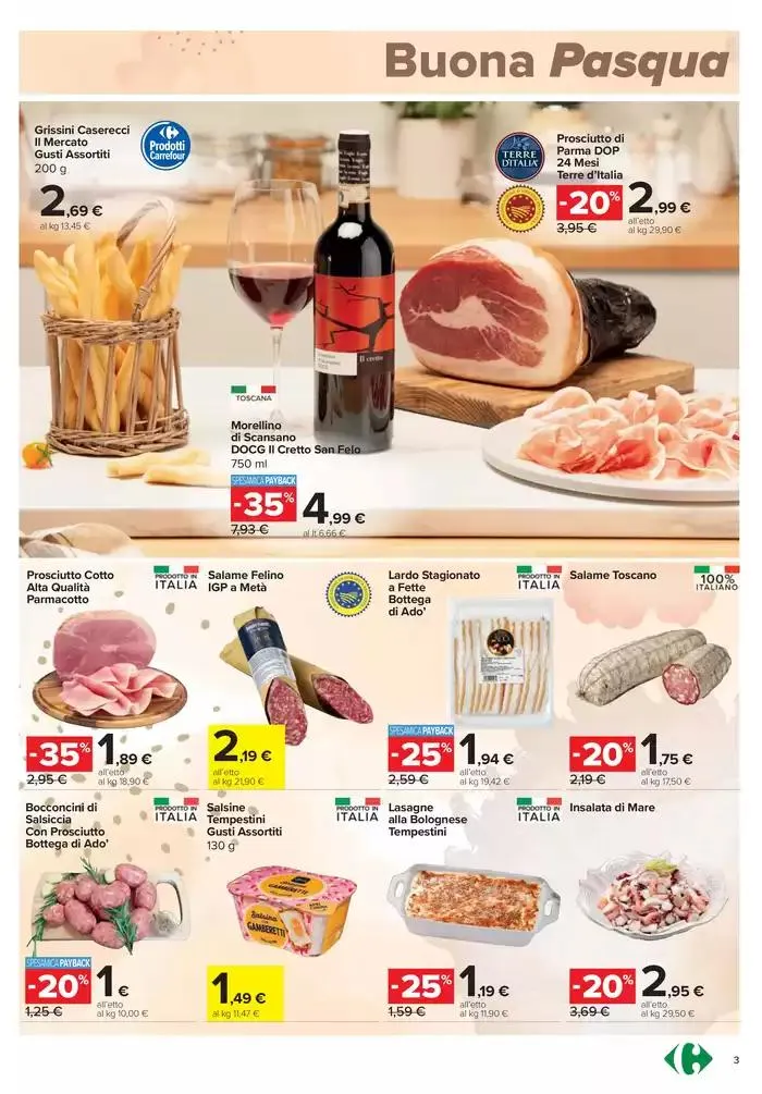 Sconti di pasqua da 3 aprile a 21 aprile di 2025 - Pagina del volantino 3
