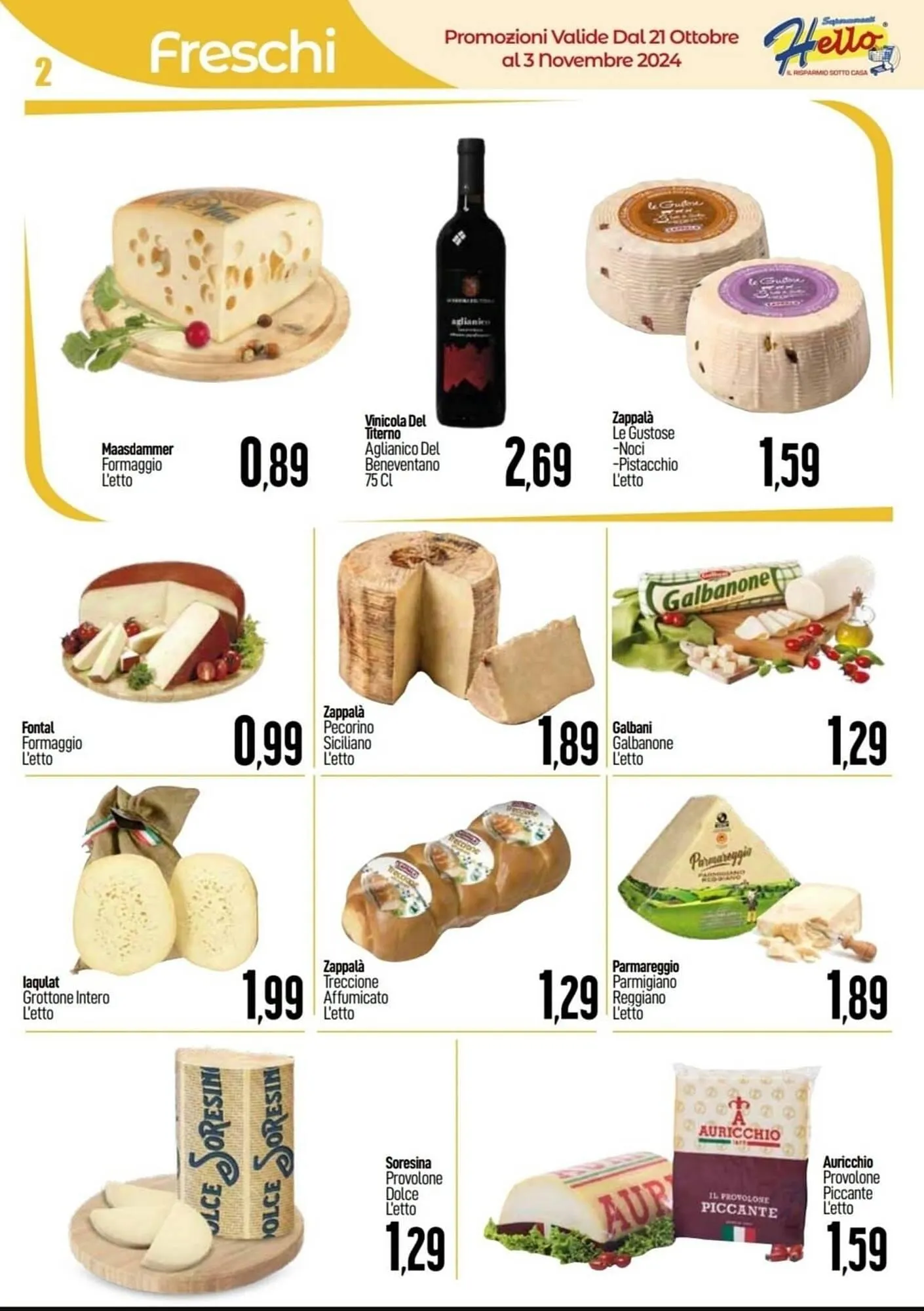 Volantino Hello Supermercati da 21 ottobre a 3 novembre di 2024 - Pagina del volantino 2