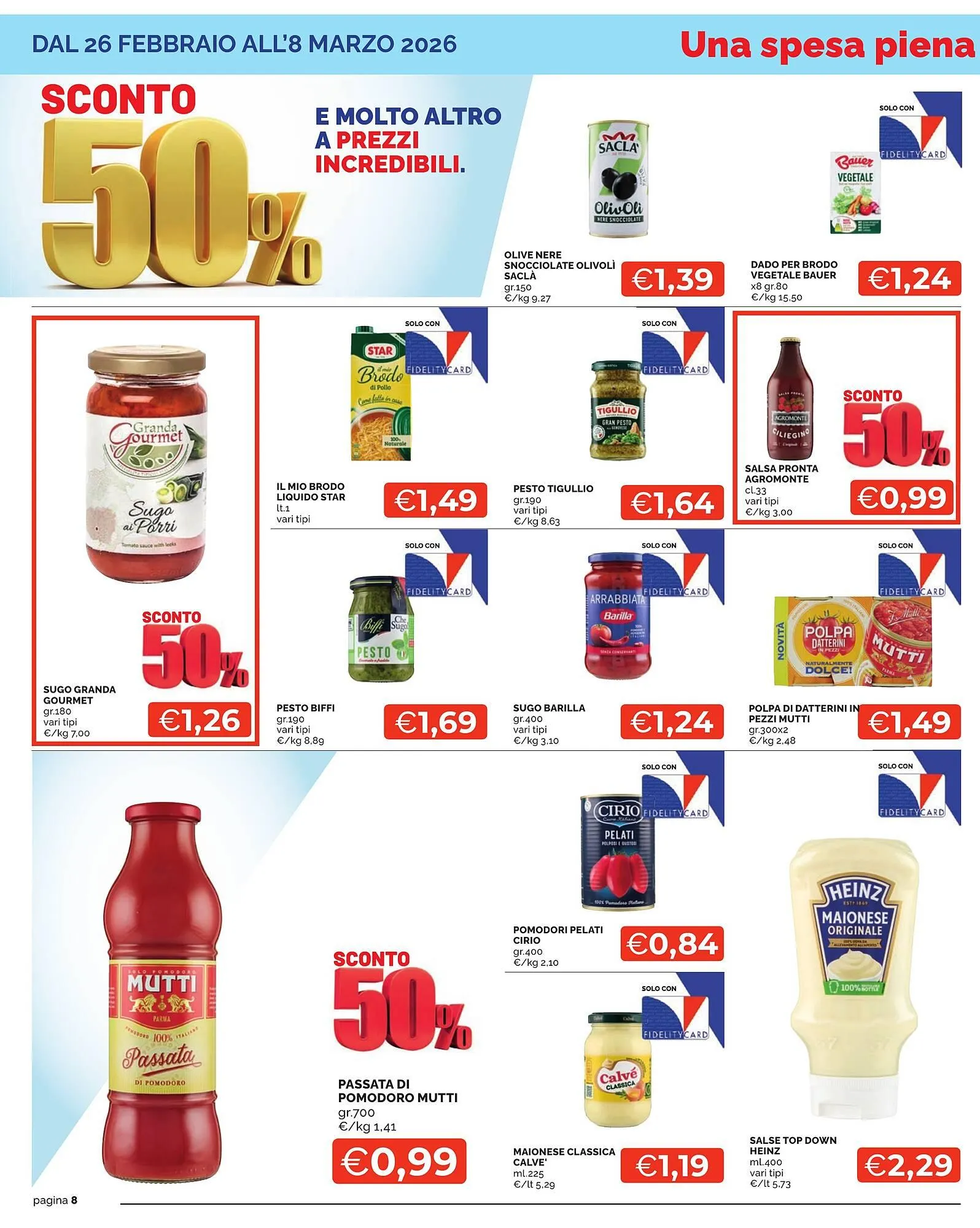 Volantino Mercatò Extra da 26 febbraio a 8 marzo di 2026 - Pagina del volantino 8