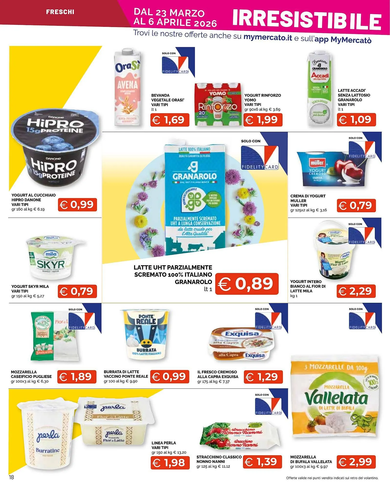 Volantino Mercatò Extra da 23 marzo a 26 marzo di 2026 - Pagina del volantino 18