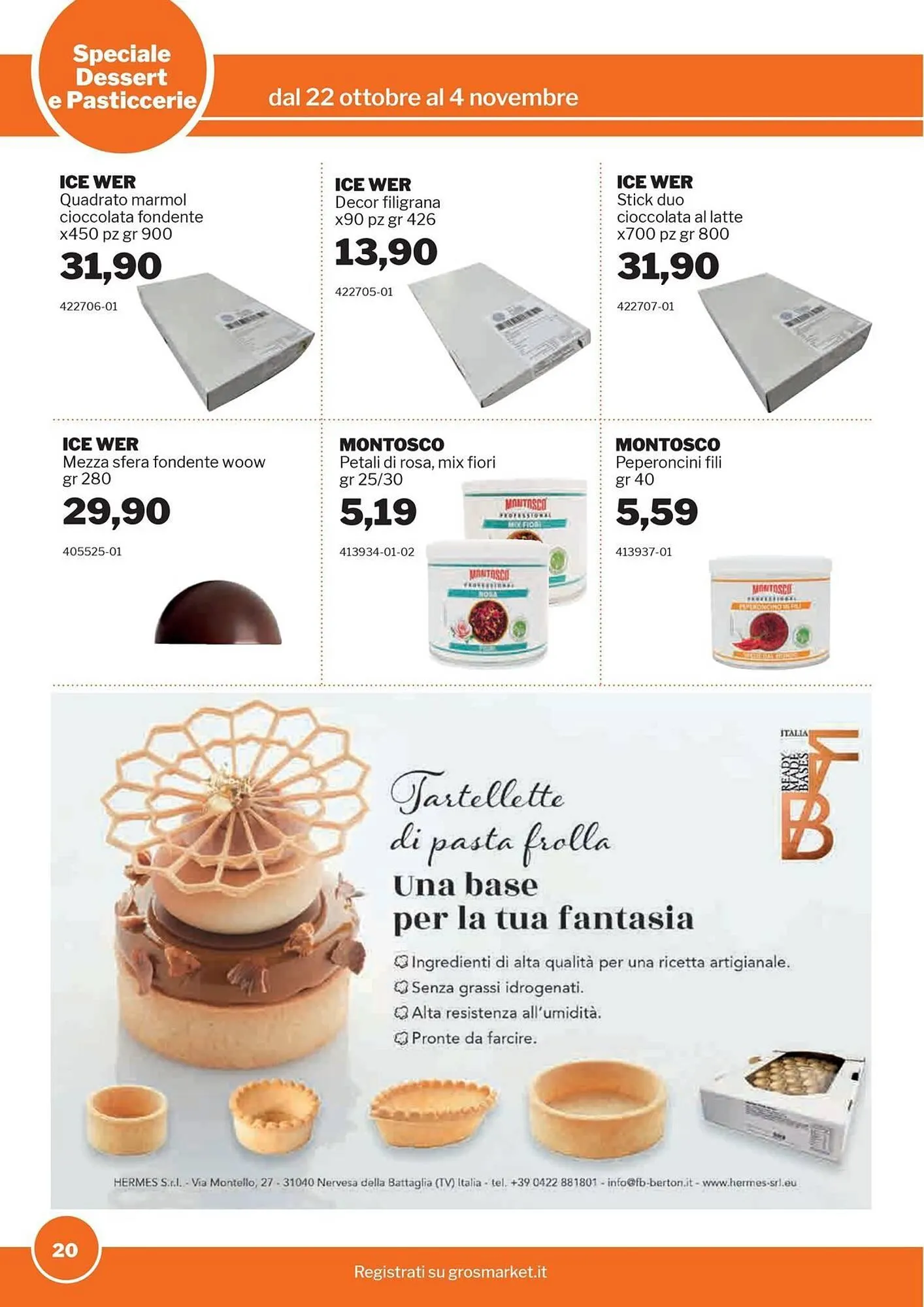Volantino GrosMarket da 23 ottobre a 4 novembre di 2025 - Pagina del volantino 20