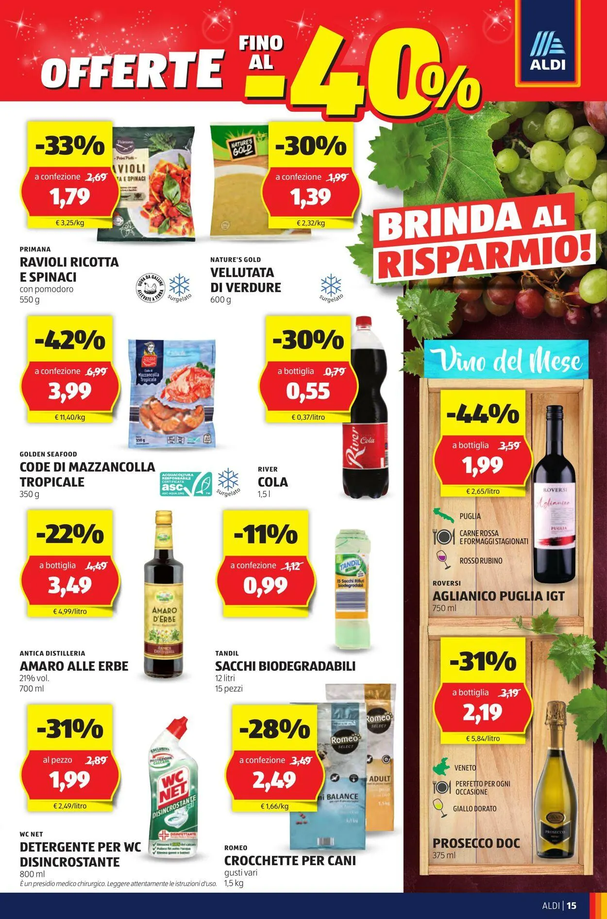 Aldi Volantino attuale da 11 novembre a 17 novembre di 2024 - Pagina del volantino 15