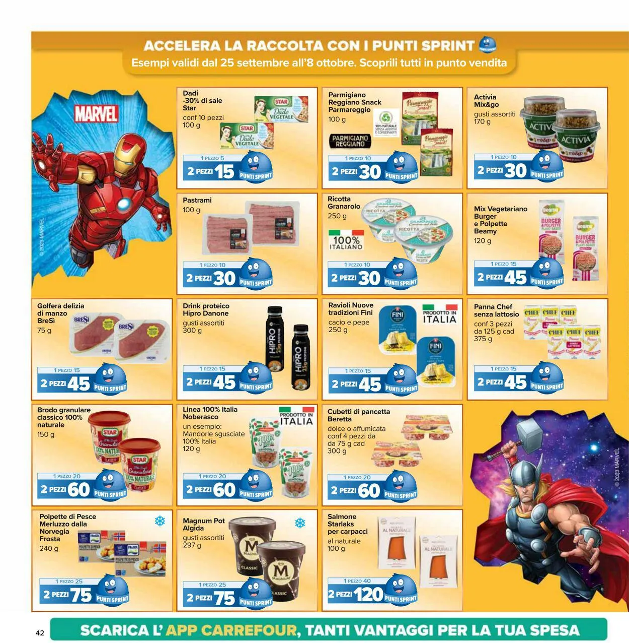 Carrefour Volantino attuale da 25 settembre a 8 ottobre di 2023 - Pagina del volantino 42