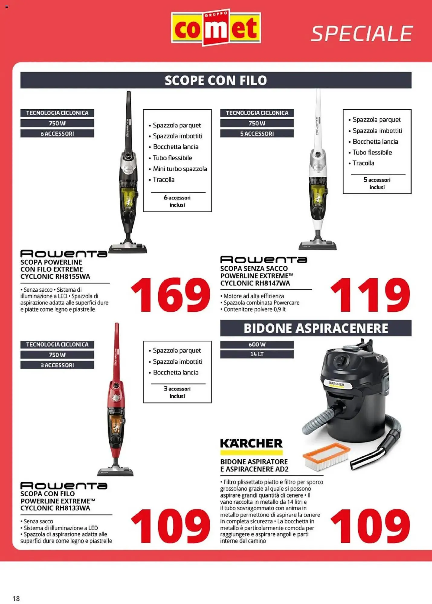 Volantino Comet da 20 febbraio a 4 marzo di 2026 - Pagina del volantino 18