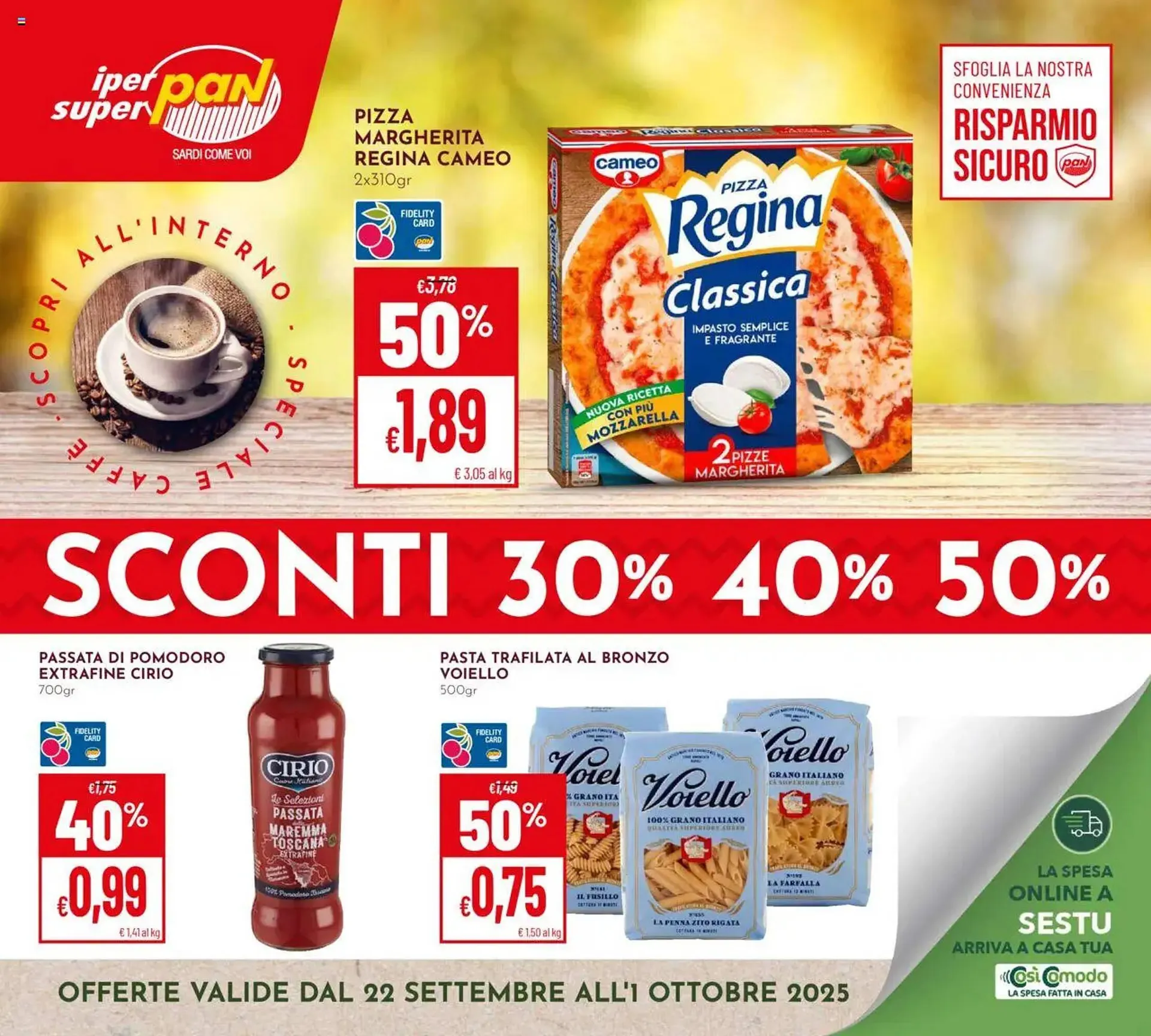 Volantino Pan da 22 settembre a 1 ottobre di 2025 - Pagina del volantino 1