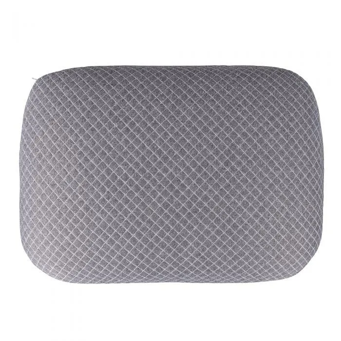 Cuscino multiuso grigio in memory foam 26x36 cm, LeFLaF