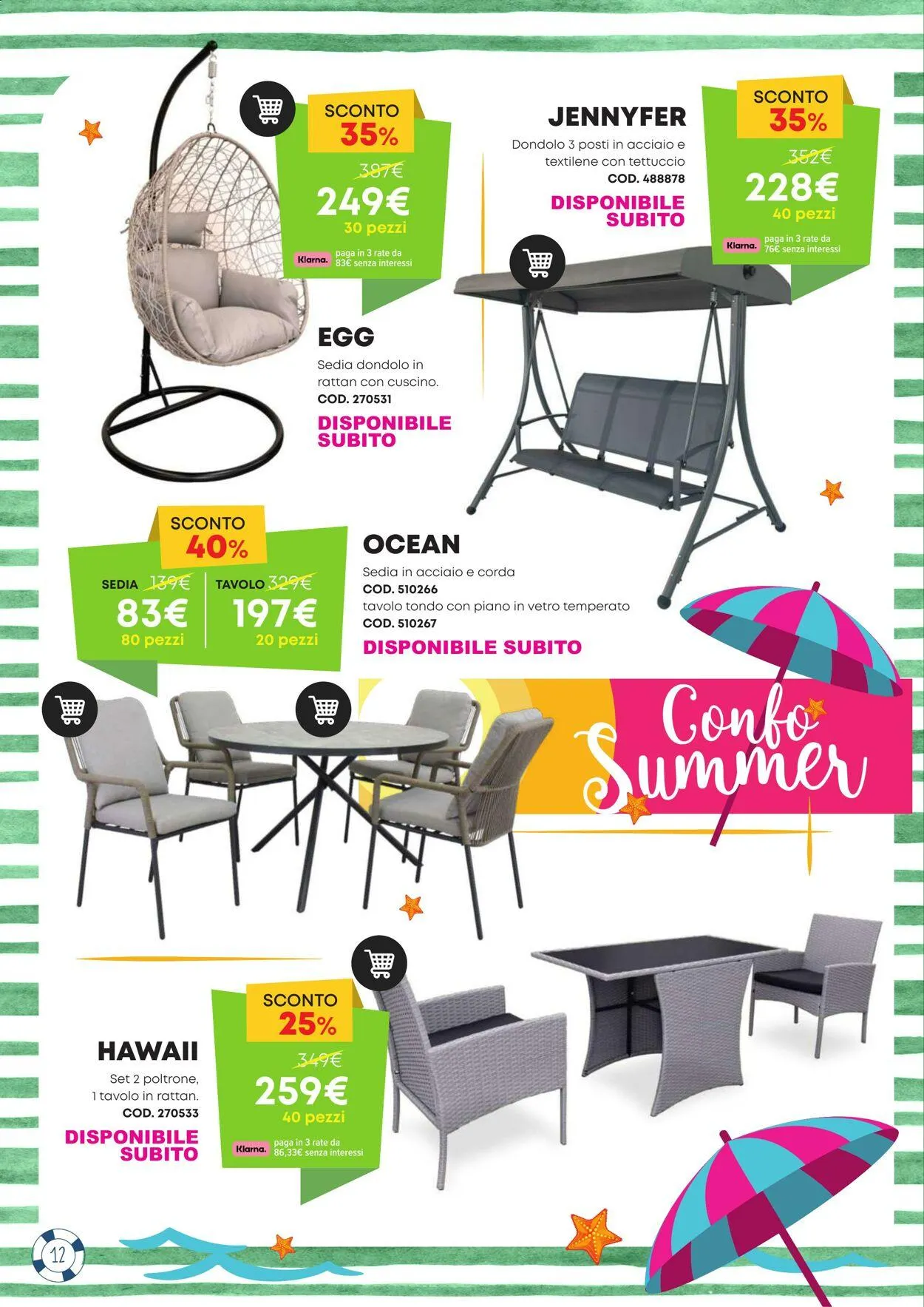 Conforama Volantino attuale da 13 giugno a 27 giugno di 2025 - Pagina del volantino 12