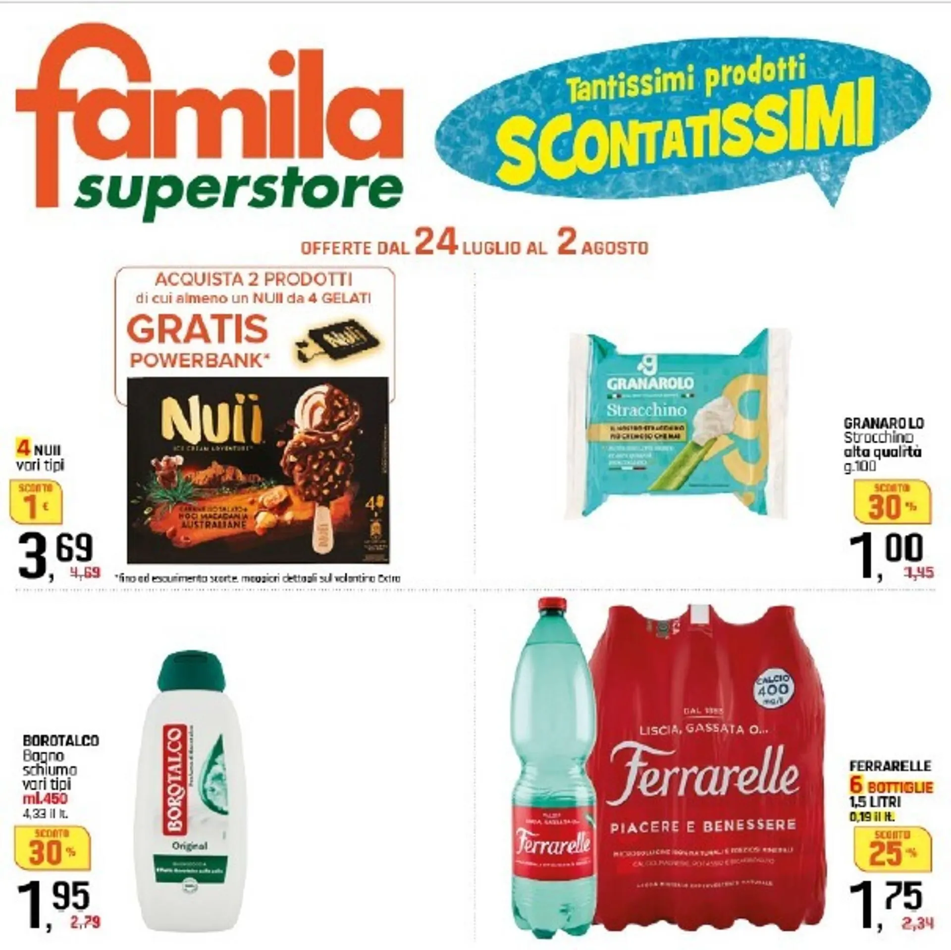 Volantino Supermercato Fratelli Scotto da 24 luglio a 2 agosto di 2025 - Pagina del volantino 1