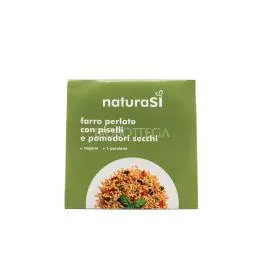 Farro Perlato con Piselli e Pomodori Secchi NaturaSì 200G
