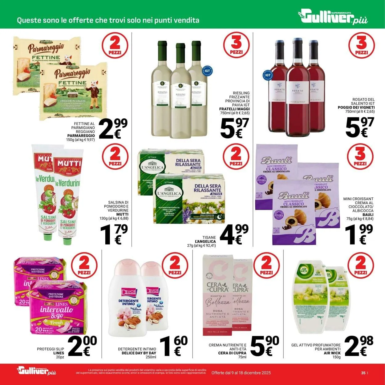 Gulliver Volantino attuale da 9 dicembre a 18 dicembre di 2025 - Pagina del volantino 35