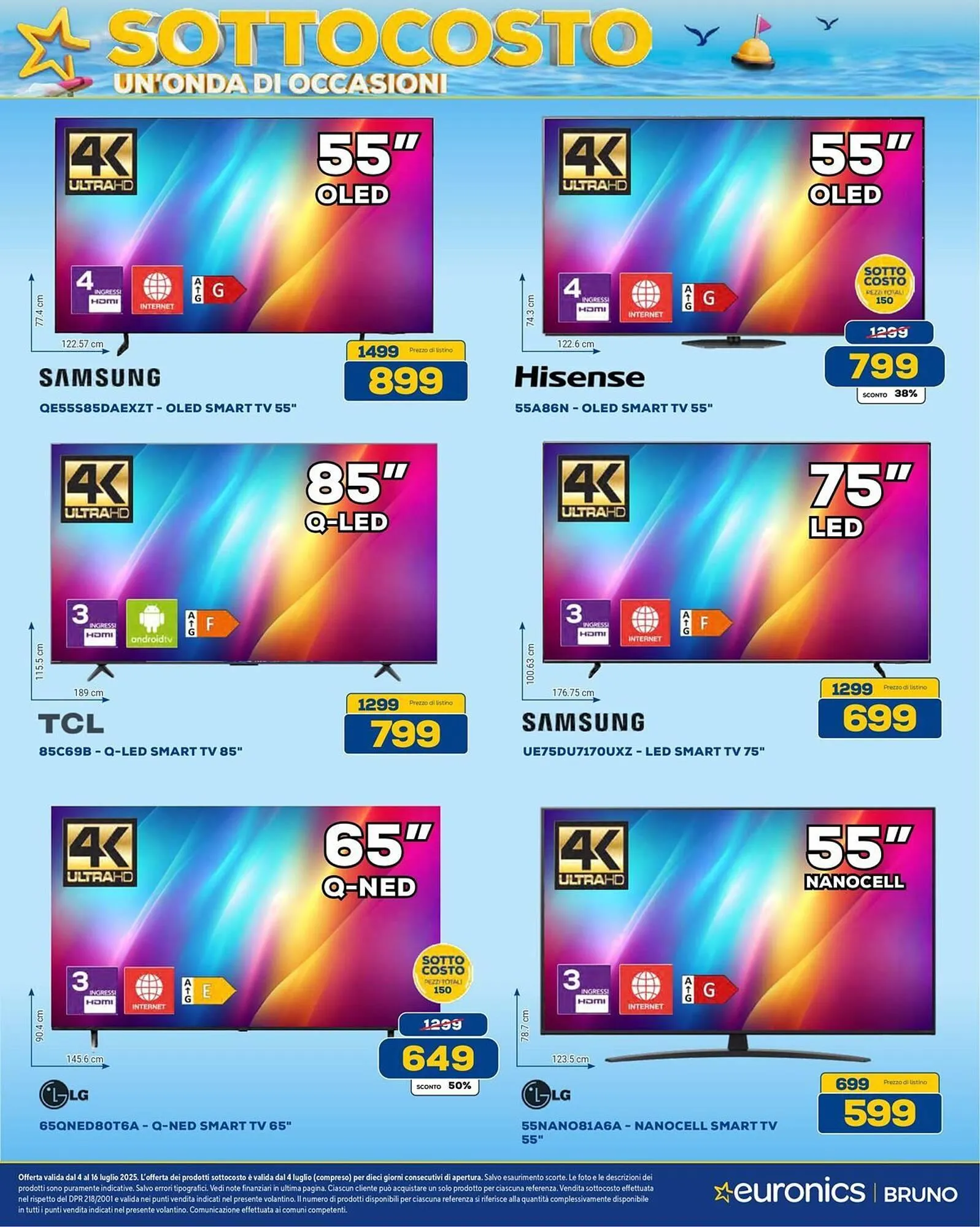 Volantino Euronics da 4 luglio a 16 luglio di 2025 - Pagina del volantino 33