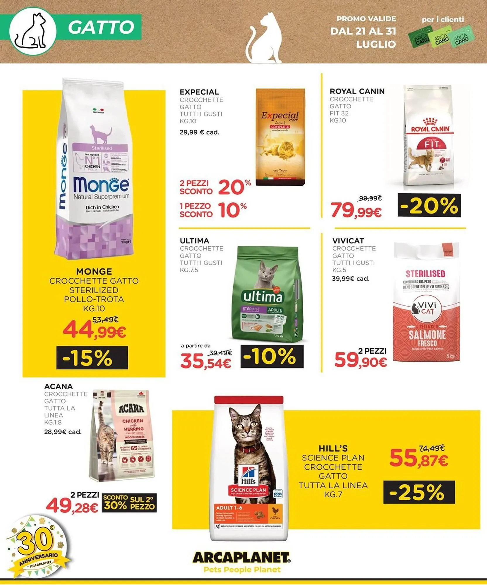 Volantino Arcaplanet da 21 luglio a 27 luglio di 2025 - Pagina del volantino 10
