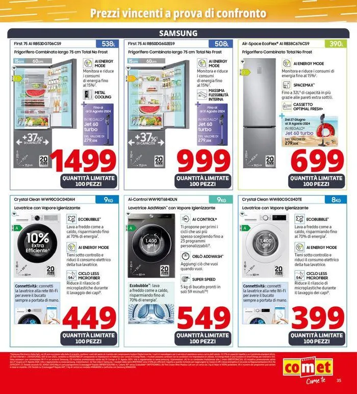 SOTTOCOSTO da Comet! da 5 luglio a 14 luglio di 2024 - Pagina del volantino 35